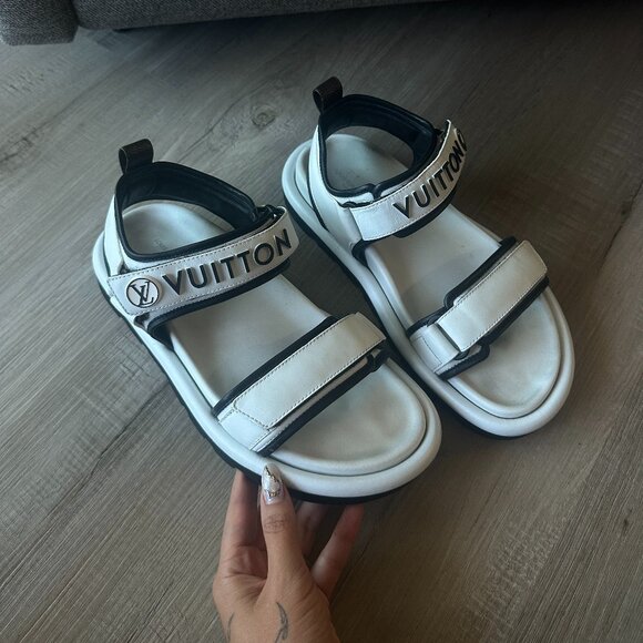 Vuitton White Sandal - Picture 1 of 2
